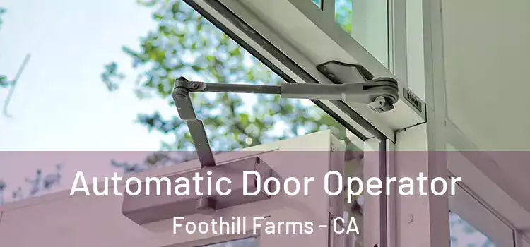 Automatic Door Operator Foothill Farms - CA