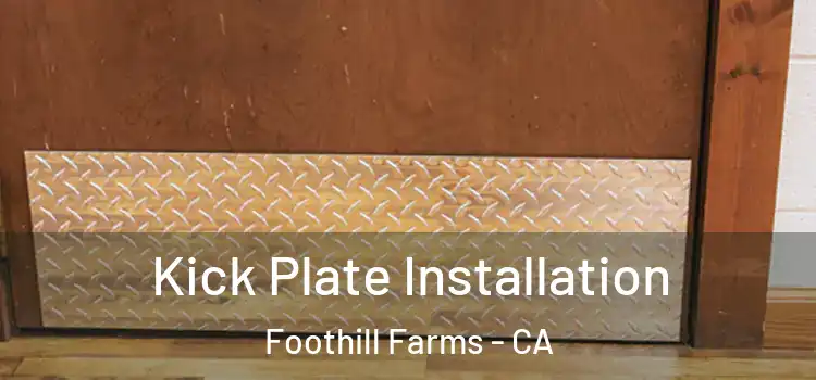 Kick Plate Installation Foothill Farms - CA